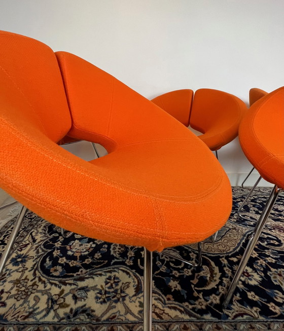 Image 1 of Orange Artifort Little Apollo chair by Patrick Norguet