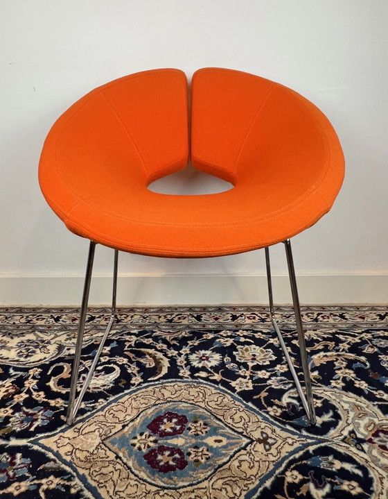 Image 1 of Orange Artifort Little Apollo chair by Patrick Norguet