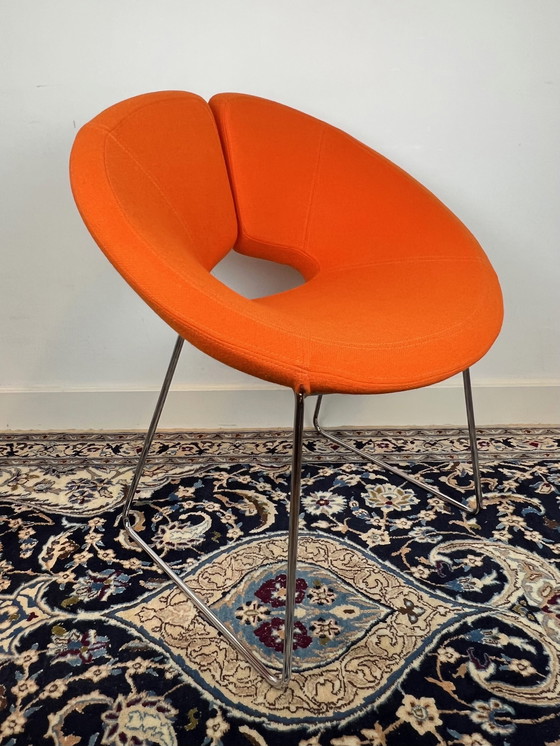 Image 1 of Orange Artifort Little Apollo chair by Patrick Norguet