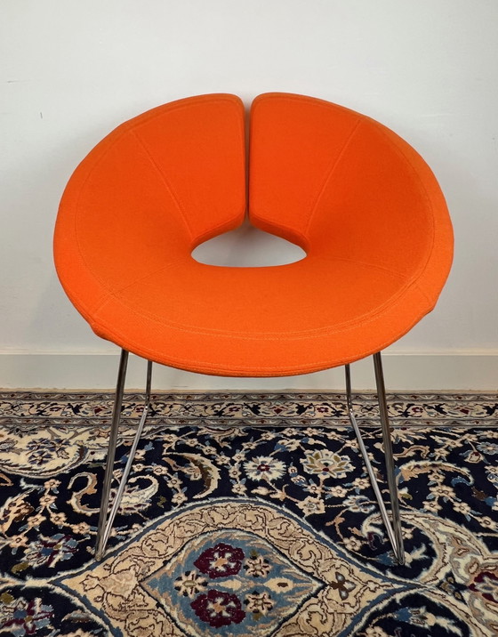 Image 1 of Orange Artifort Little Apollo chair by Patrick Norguet