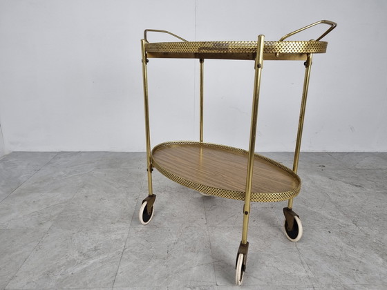 Image 1 of Mid century drinks trolley