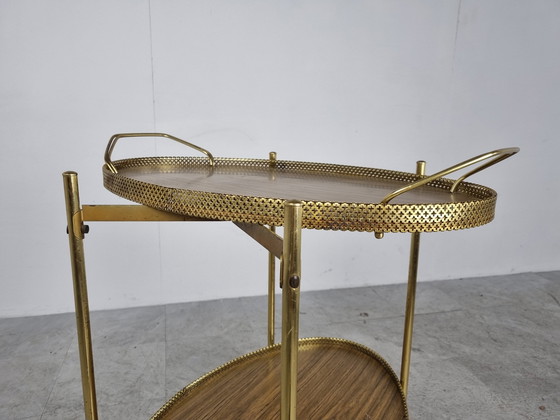 Image 1 of Mid century drinks trolley