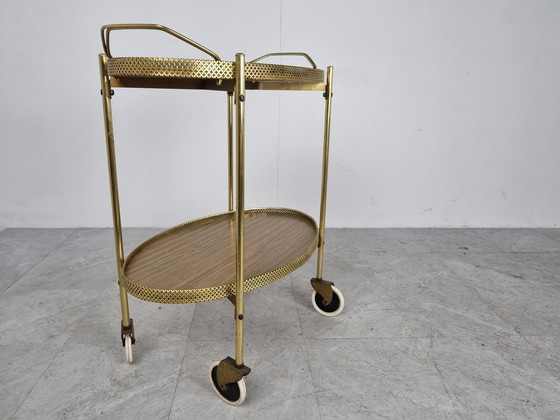 Image 1 of Mid century drinks trolley