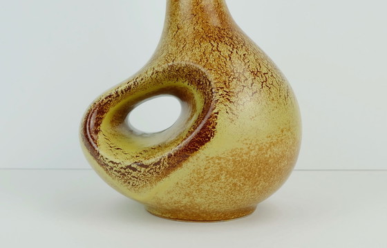 Image 1 of tall bertoncello italy ceramic vase roberto rigon 1970s