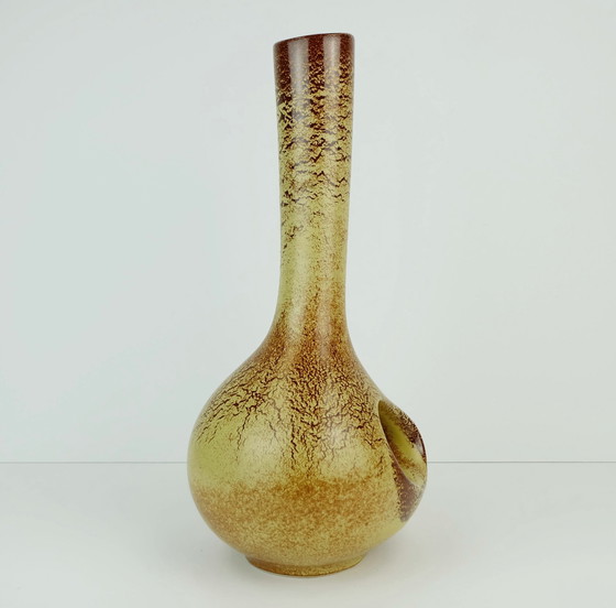 Image 1 of tall bertoncello italy ceramic vase roberto rigon 1970s