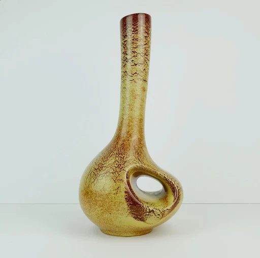 grand vase en céramique bertoncello italy roberto rigon 1970