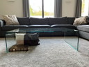 Van Beek design glass table