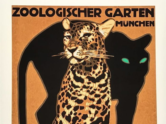 Image 1 of Affiche du jardin zoologique de Munich