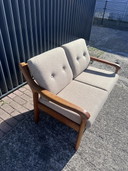 Banc vintage deux places en teck