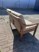 Banc vintage deux places en teck