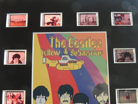 Image 1 of The Beatles Yellow Submarine - Film Cell Display - With COA - Limited Edition