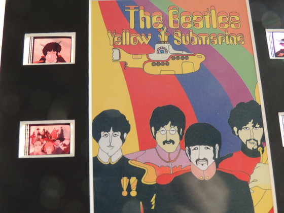 Image 1 of The Beatles Yellow Submarine - Film Cell Display - With COA - Limited Edition