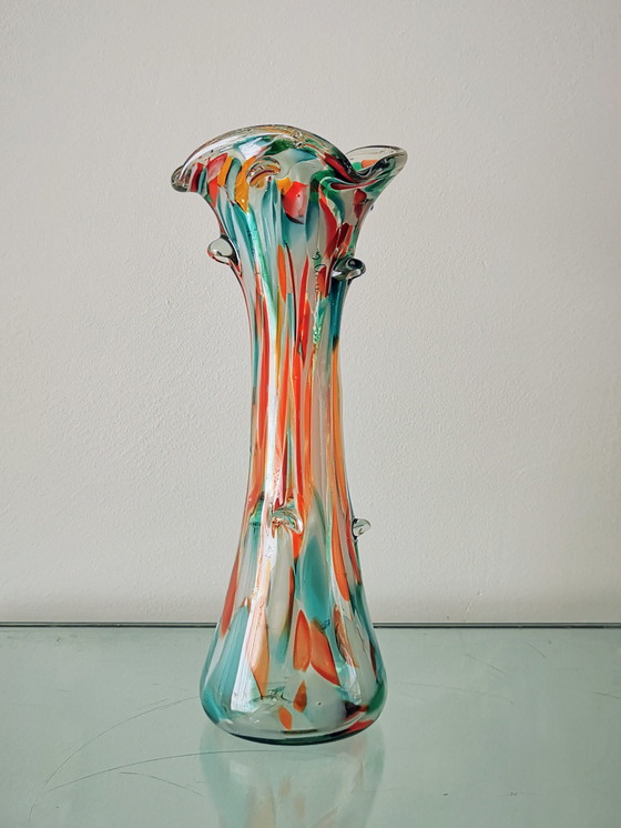 Image 1 of Glassworks Ząbkowice Poland vase