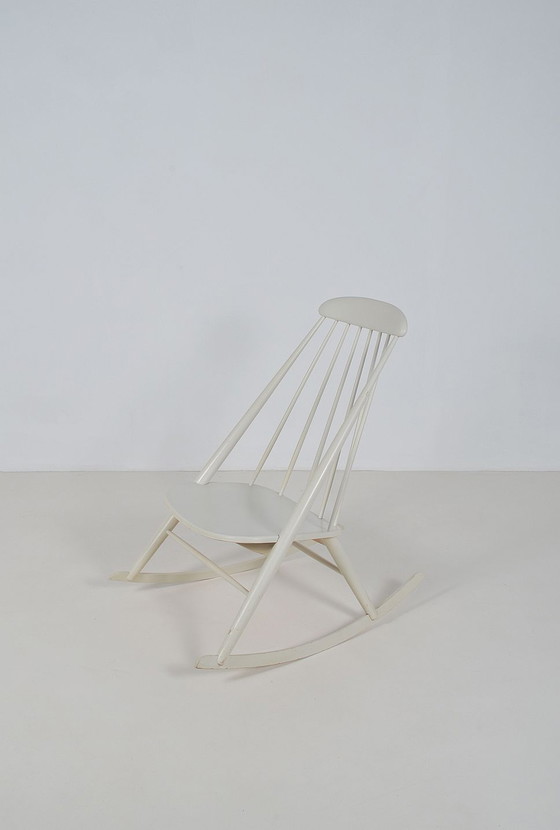 Image 1 of sedia a dondolo vintage