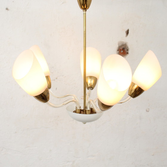 Image 1 of Mid-Century chandelier 1970