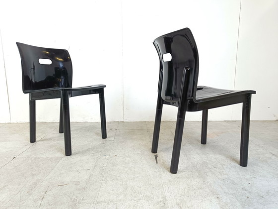 Image 1 of 4x Kartell Anna Castelli Ferrieri 4870 Dining Chairs