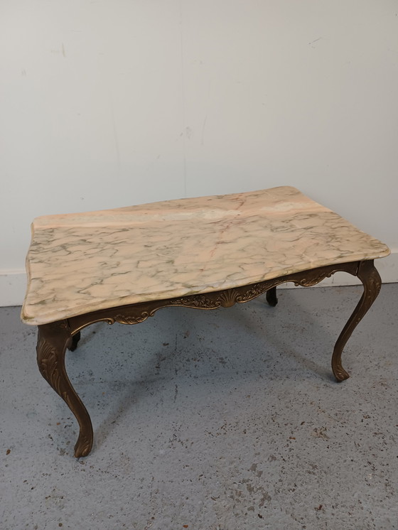 Image 1 of Hollywood Regency Style Coffee Table