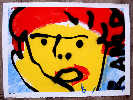 Image 1 of Herman Brood : Sérigraphie - Notre reine