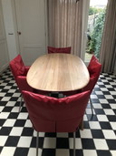 6x Label van den Berg chairs