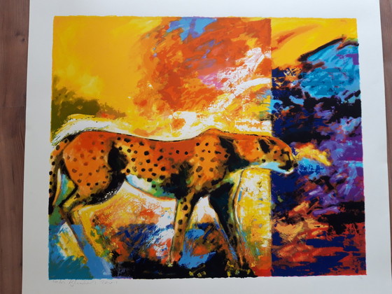 Image 1 of Carlos Blaaker cheetah screen print