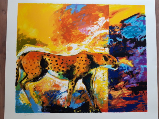 Image 1 of Carlos Blaaker cheetah screen print