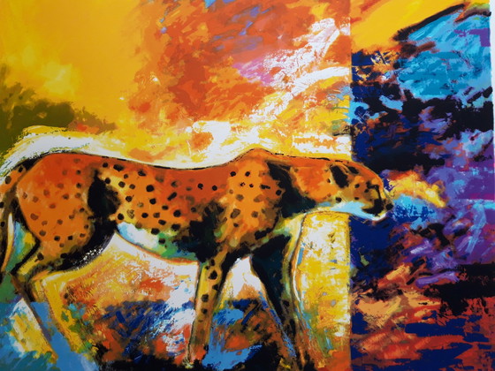 Image 1 of Carlos Blaaker cheetah screen print
