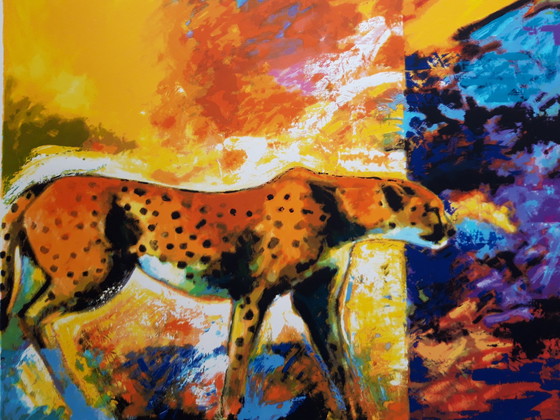 Image 1 of Carlos Blaaker cheetah screen print