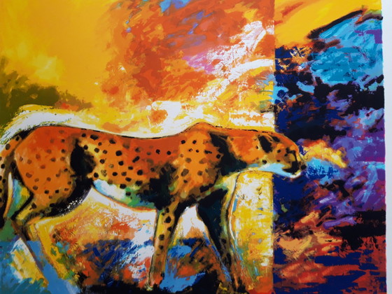 Image 1 of Carlos Blaaker cheetah screen print