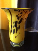 Vintage glass vase