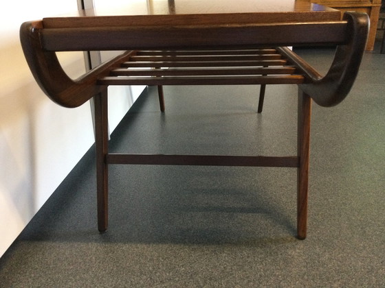 Image 1 of Vintage Teak Coffee Table with reversible top
