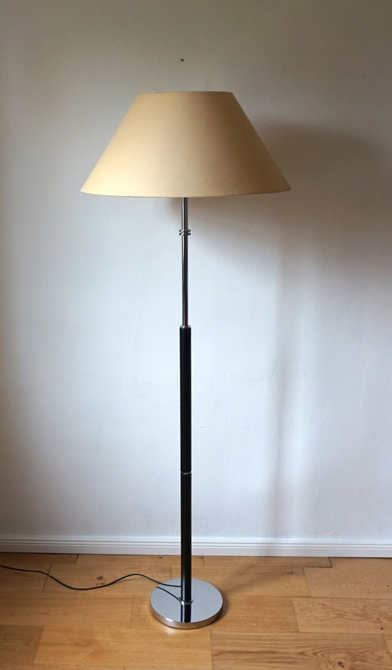 Image 1 of Floor lamp with leather coating from the 70s