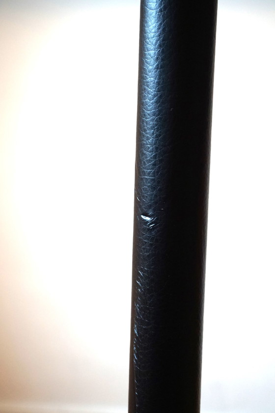 Image 1 of Floor lamp with leather coating from the 70s