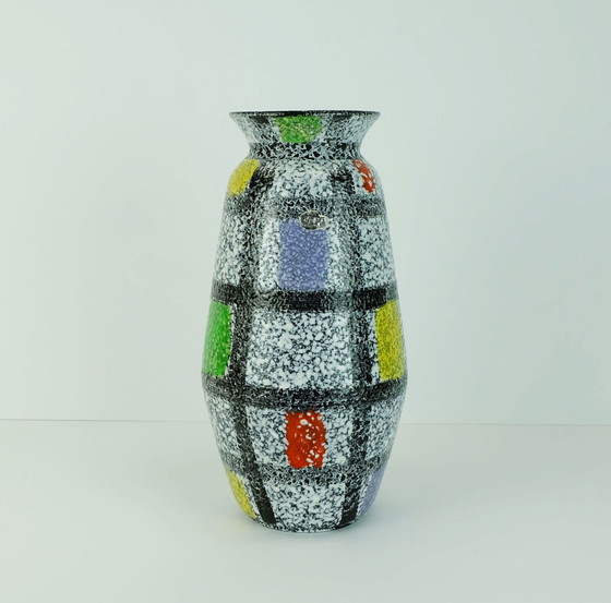 Image 1 of bay-keramik vase decor 'teheran' Bodo Mans model 608-30 early 1960s