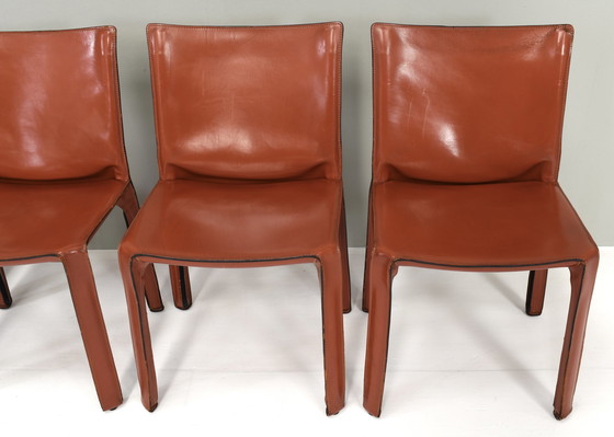 Image 1 of 6x Cassina CAB 412 chairs by Mario Bellini