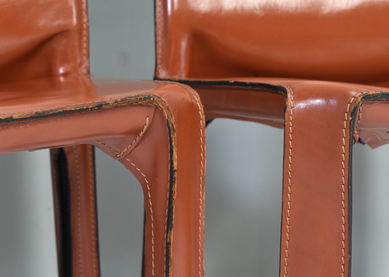 Image 1 of 6x Cassina CAB 412 chairs by Mario Bellini