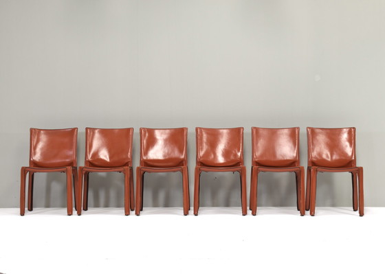 Image 1 of 6x Cassina CAB 412 chairs by Mario Bellini