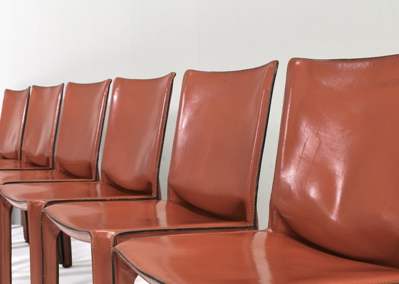 Image 1 of 6x Cassina CAB 412 chairs by Mario Bellini