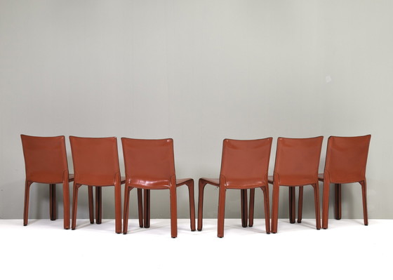 Image 1 of 6x Cassina CAB 412 chairs by Mario Bellini