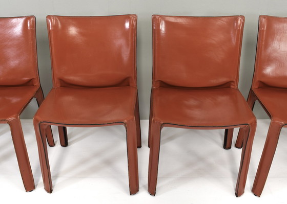 Image 1 of 6x Cassina CAB 412 chairs by Mario Bellini