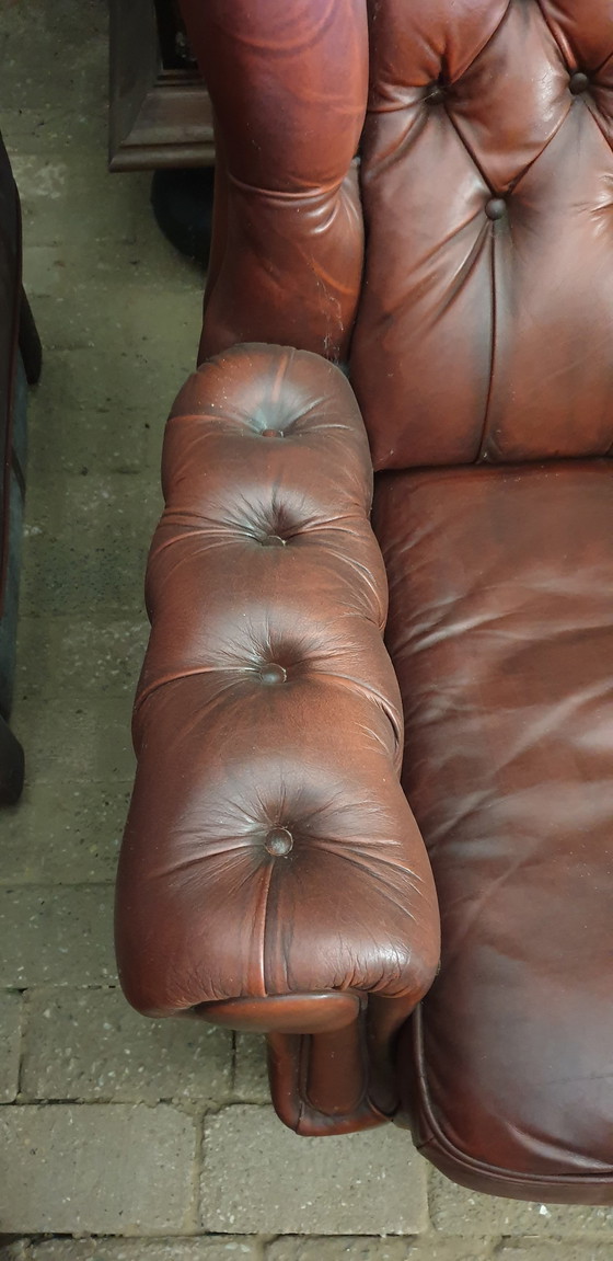 Image 1 of 2 poltrone Chesterfield vintage
