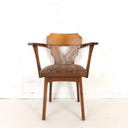 7x vintage brutalist chair