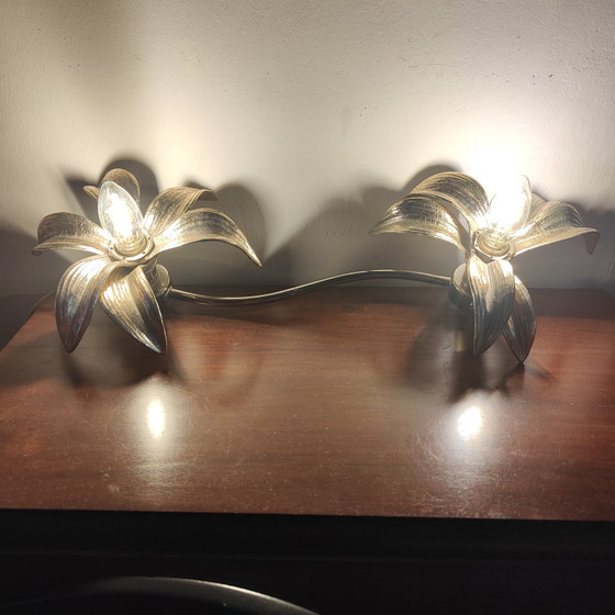 Image 1 of Lampada da parete vintage in ottone