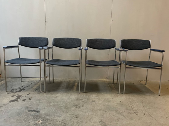 Image 1 of 4x Gijs van der Sluis chairs