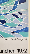 David Hockney - Diver - 1972 Olympics