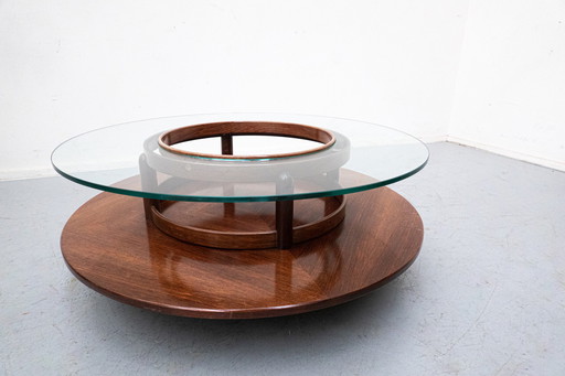 Table basse ronde vintage