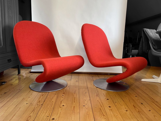 Image 1 of 2x Verner Panton System 1-2-3 Lounge Chair