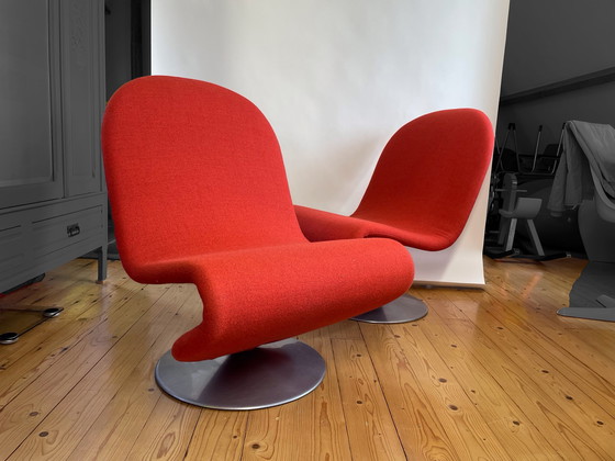 Image 1 of 2x Verner Panton System 1-2-3 Lounge Chair