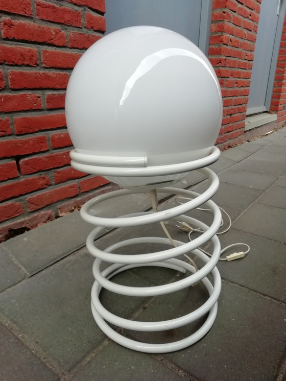 Image 1 of Space age spiral floor lamp