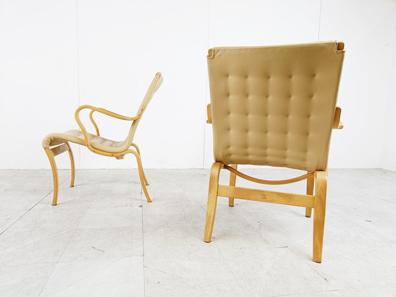 Image 1 of Pair of Mina armchairs by Bruno Mathsson, 1960s