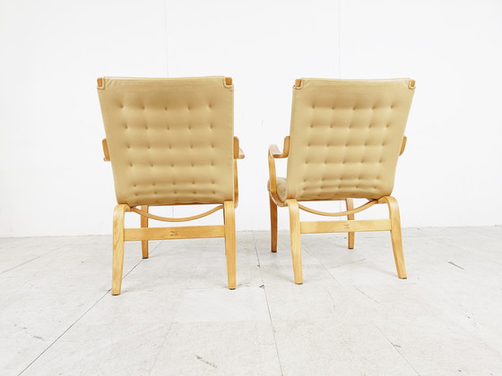 Image 1 of Pair of Mina armchairs by Bruno Mathsson, 1960s